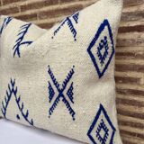 Coussin de sol marocain, coussins décoratifs, ottoman marocain vintage,