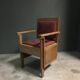 Rare Dutch  3 leg lounge chair 1920's
