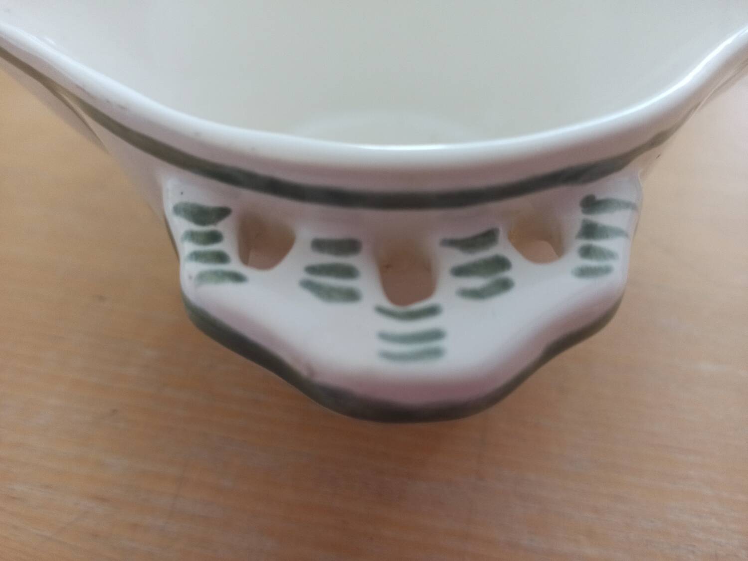 Henriot Quimper fish plate and sauce boat