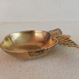 Apple-shaped brass pocket empty