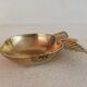 Apple-shaped brass pocket empty