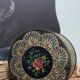 Metal candy box, flower and mosaic decoration, 60