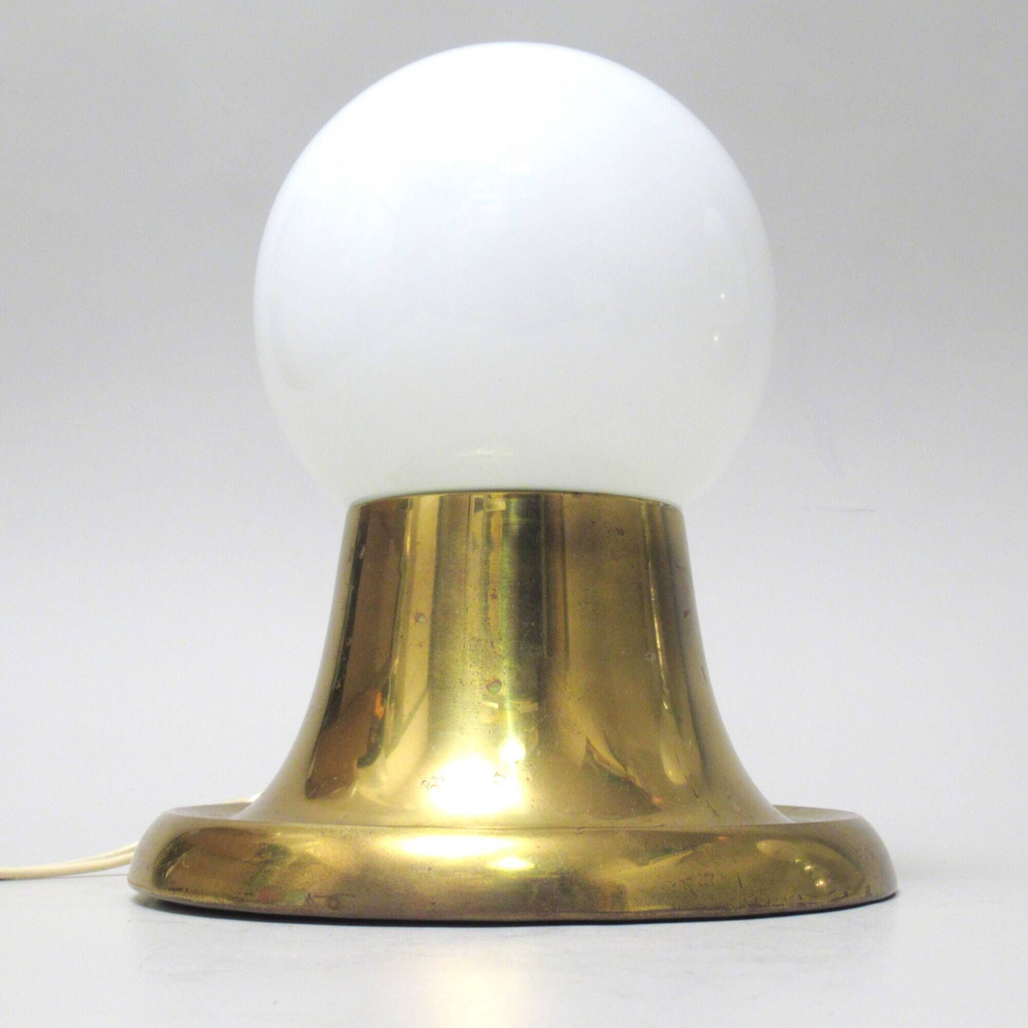 Brass lamp Light Ball Achille and Pier Giacomo Castiglioni Flos