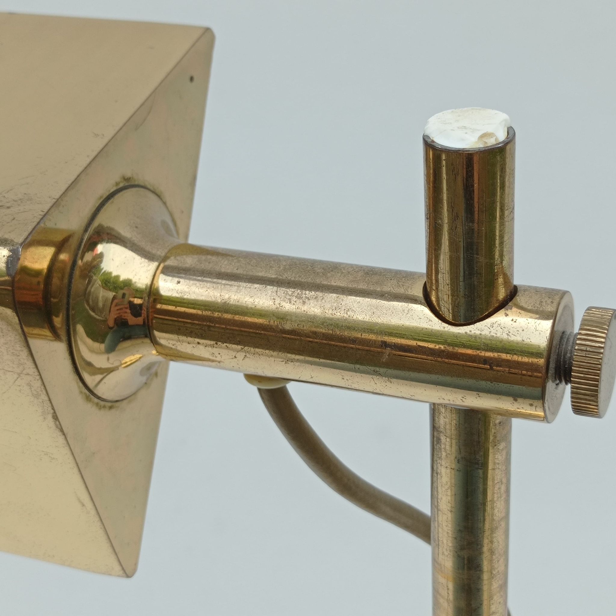 Brass desk lamp from the 70's