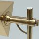 Brass desk lamp from the 70's