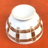 Antique ceramic bowl on a pedestal, faceted model