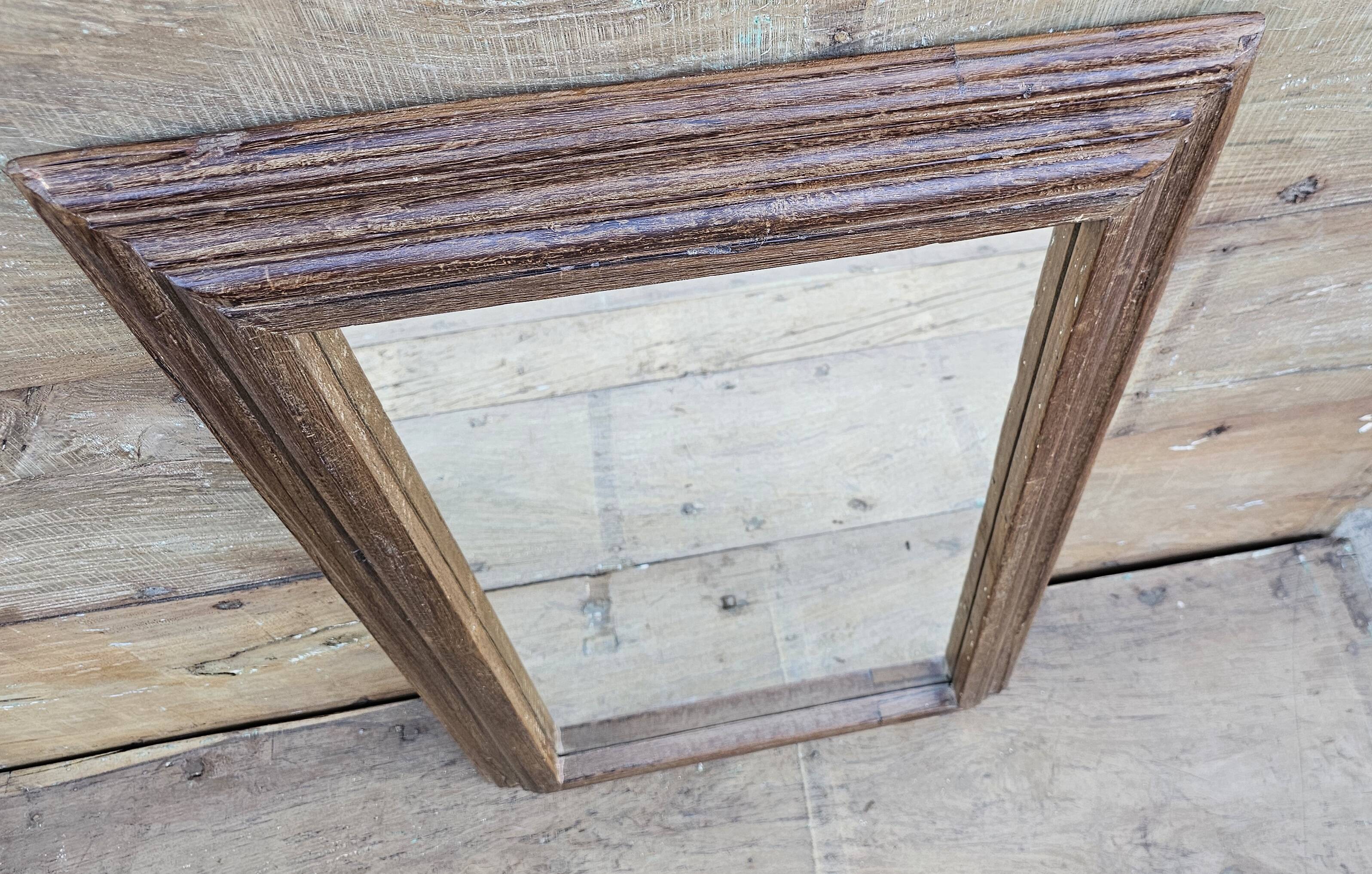 Teak mirror from Burma
