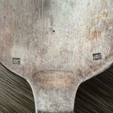 10 old silver-plated spoons marked Emile Bergeron