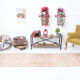 3x13 contemporary vintage carpet rug, 389x78cm