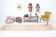 3x13 contemporary vintage carpet rug, 389x78cm