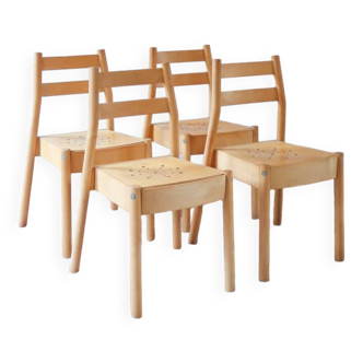 4 90's Scandinavian chairs