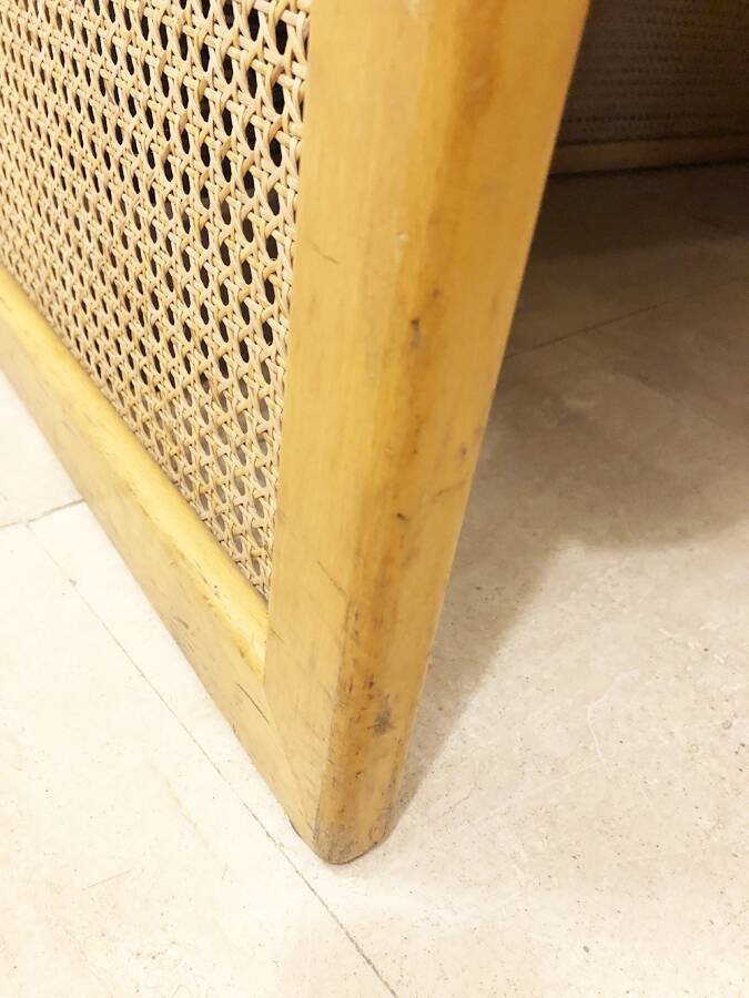 Cane coffee table, 1970