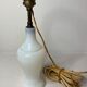Old opaline foot table lamp lampshade XXth
