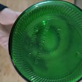 Green retro glass candy box