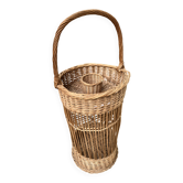 Vintage wicker server/side table