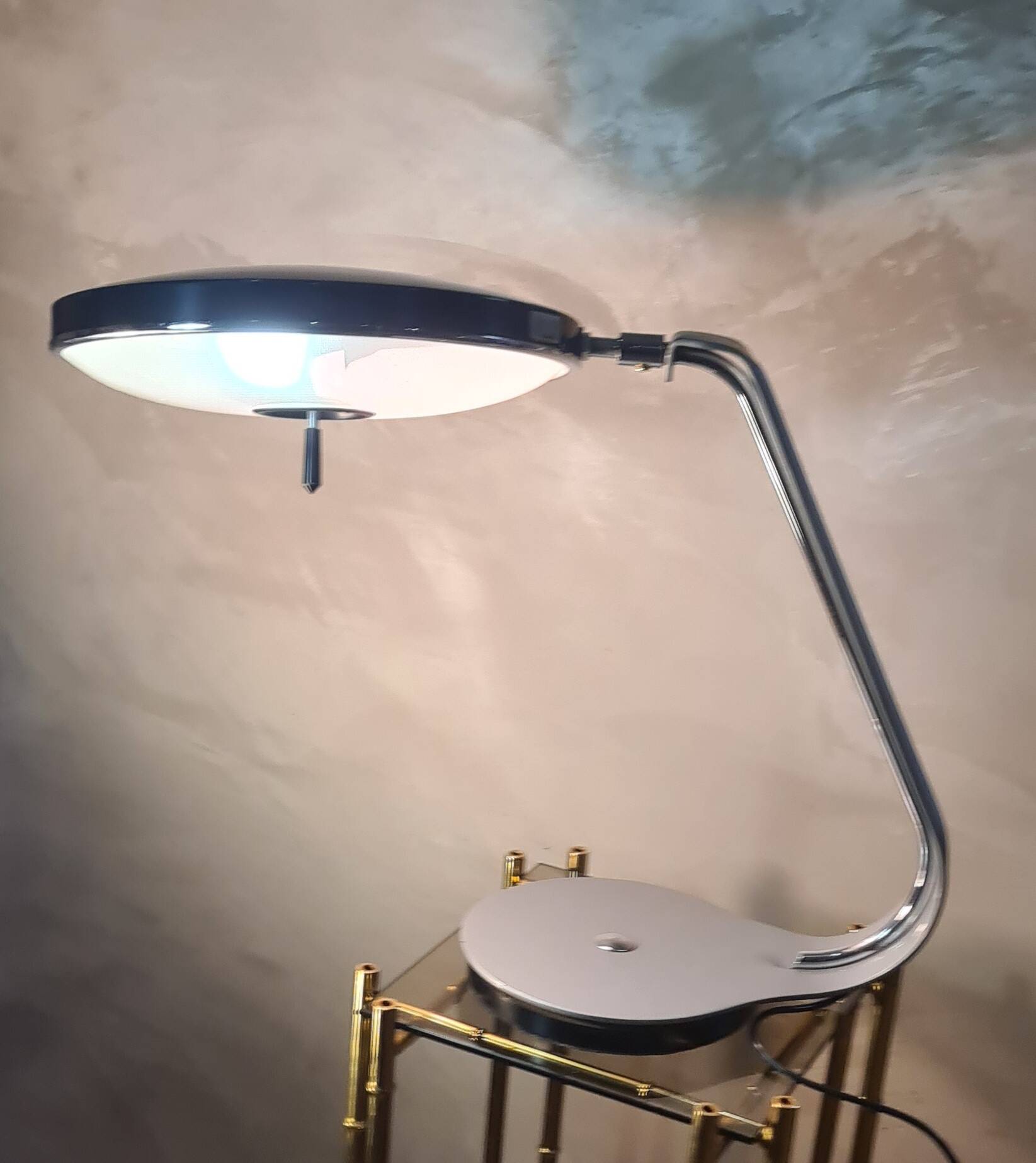 Mad in Spain lupera lamp rare 1960 to 70., concurrent in style, h40x50, original model. Complete in