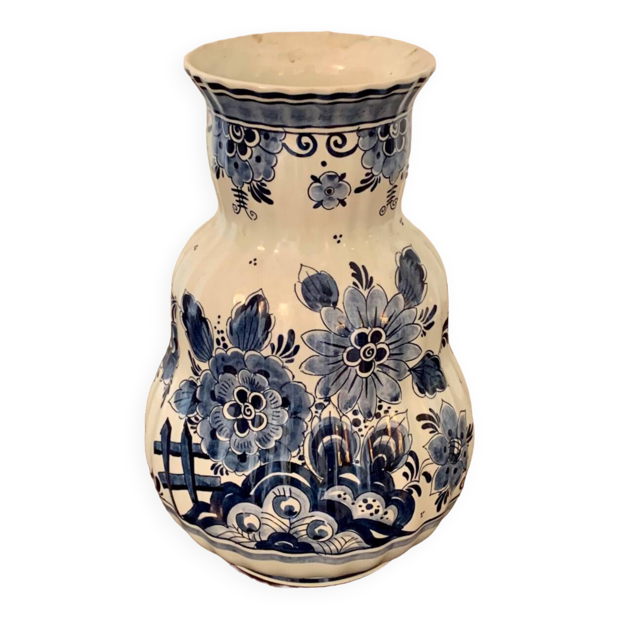 Delft porcelain vase
