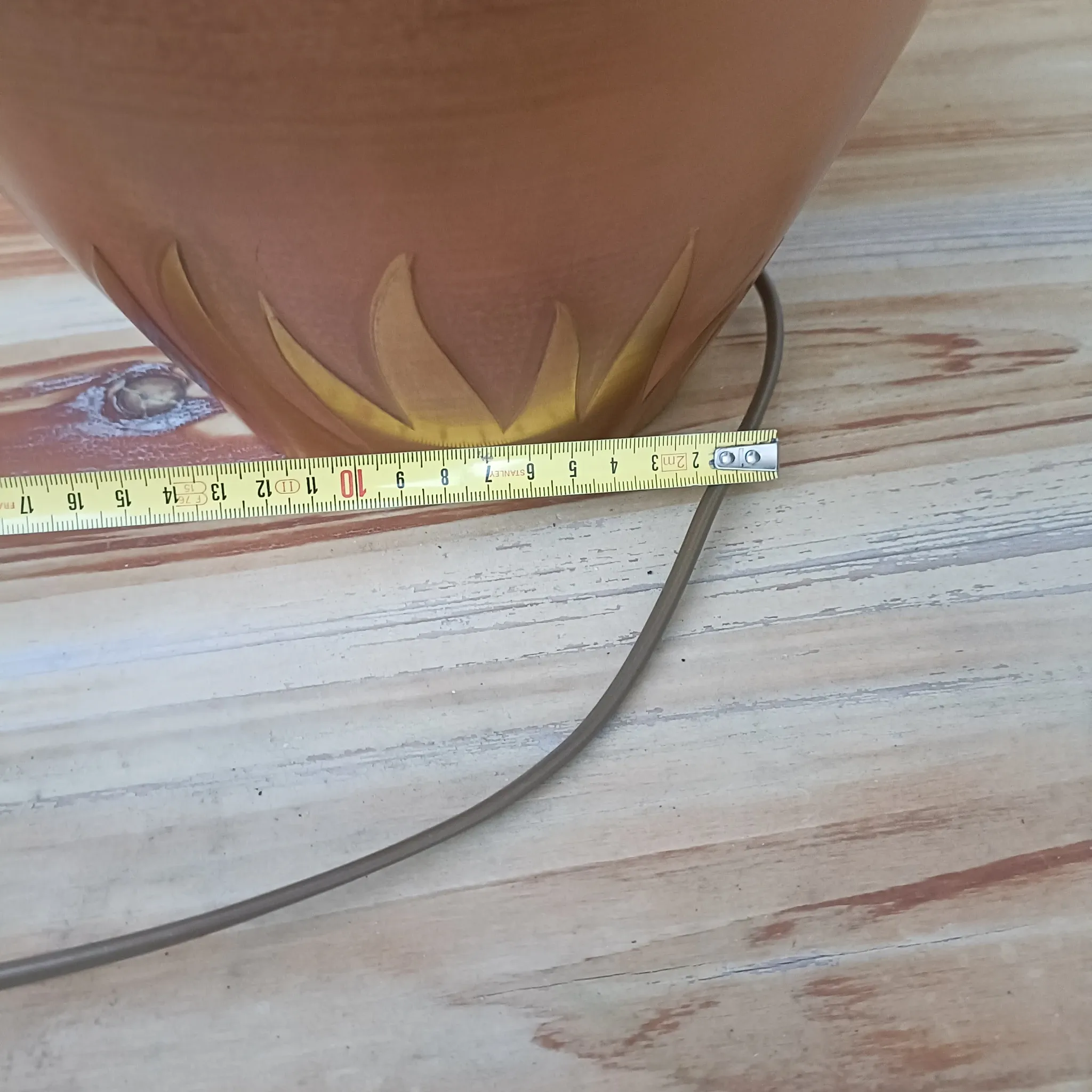 Large ceramic living room lamp