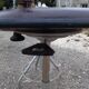Pair of industrial chairs iron and skai BAO