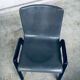 Postmodern Leather Dining Chairs, Italy, 1980s, Set of 4