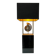 MAISON JANSEN (attr) 'Ammonite' lamp 102cm, gilded brass and black lacquered wood