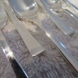 12 Christofle Concorde silver-plated mocha spoons, 10.1 cm