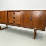 Very rare model of vintage sideboard from the 1960s made of teak wood.