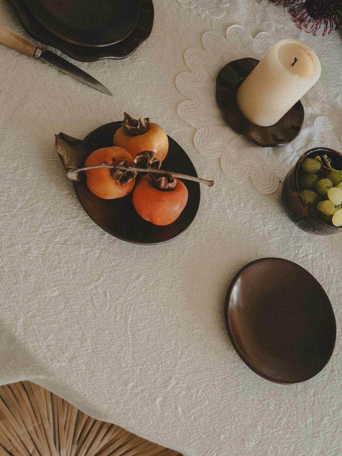 Assiette à dessert en céramique