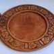 Carved wooden tray 40cm