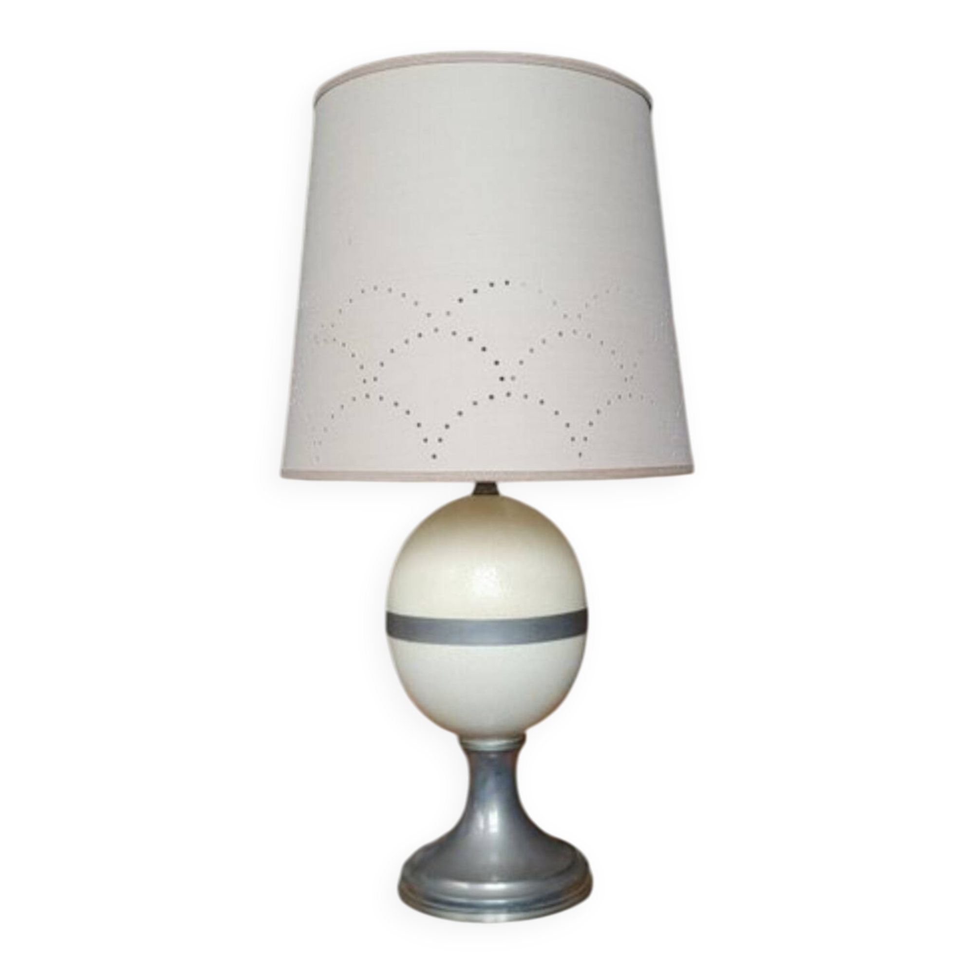 Ostrich Egg Lamp by Christian Dior
