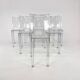 Set of 6 La Marie Chairs by Starck for Kartell, 1990s