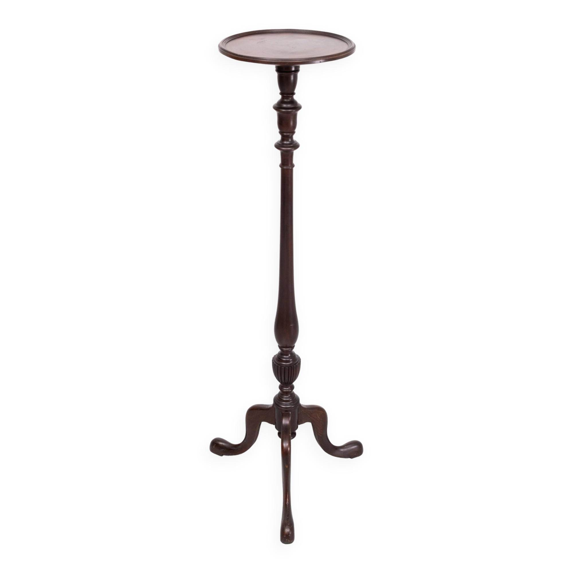 19th Century Mahogany tall Torchere Stand