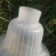 White striped glass pendant lampshade