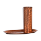 Vase and tray in hammered copper, Suede circa 1960