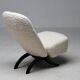 Congo chair by Theo Ruth for Artifort, white, mid-century modern.