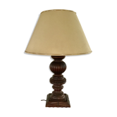 Old wooden lamp
