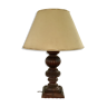 Old wooden lamp