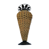 Bamboo vase braided