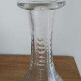 Old glass decanter with stopper