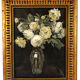 Ensemble de petites gouaches sur papier, bouquets de fleurs