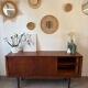 Vintage teak enfilade from the 1960s.