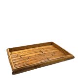 Plateau en bambou, Italie années 1970