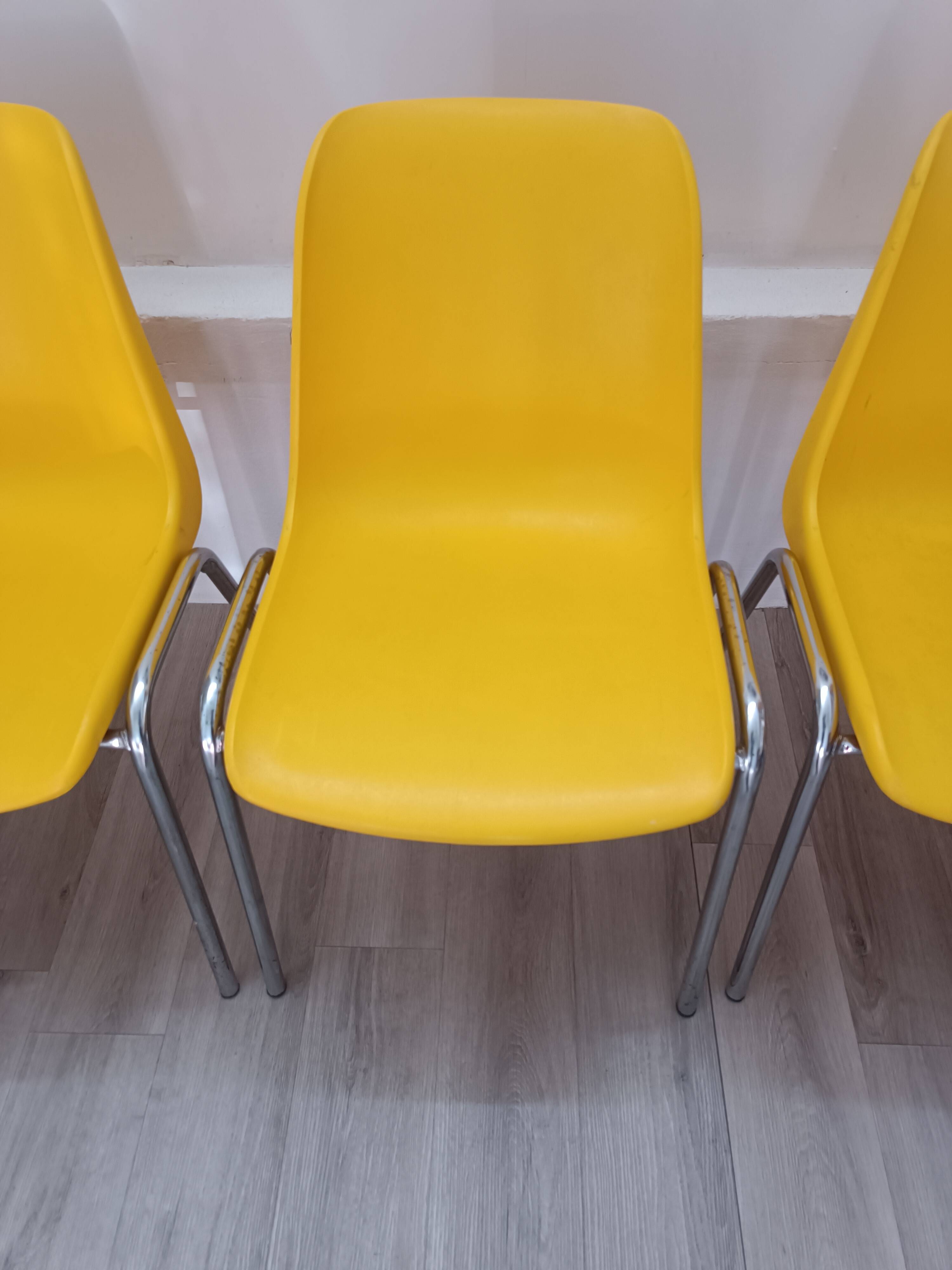 Original Hélène chair set by Bericoplast 1990s