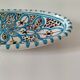 Moroccan glazed ceramic dish, Safi craftsmanship style