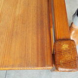 Solid pine stool