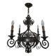 wrought iron chandelier