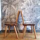 Paire de chaises brutalistes 1960