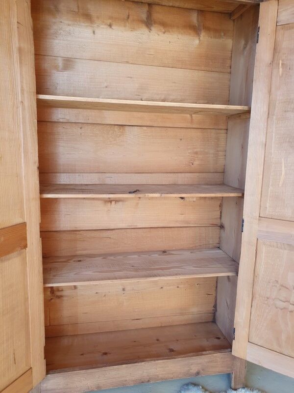 Small Parisian cabinet raw wood