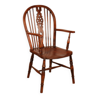 19th Century Chestnut Windsor Armchair