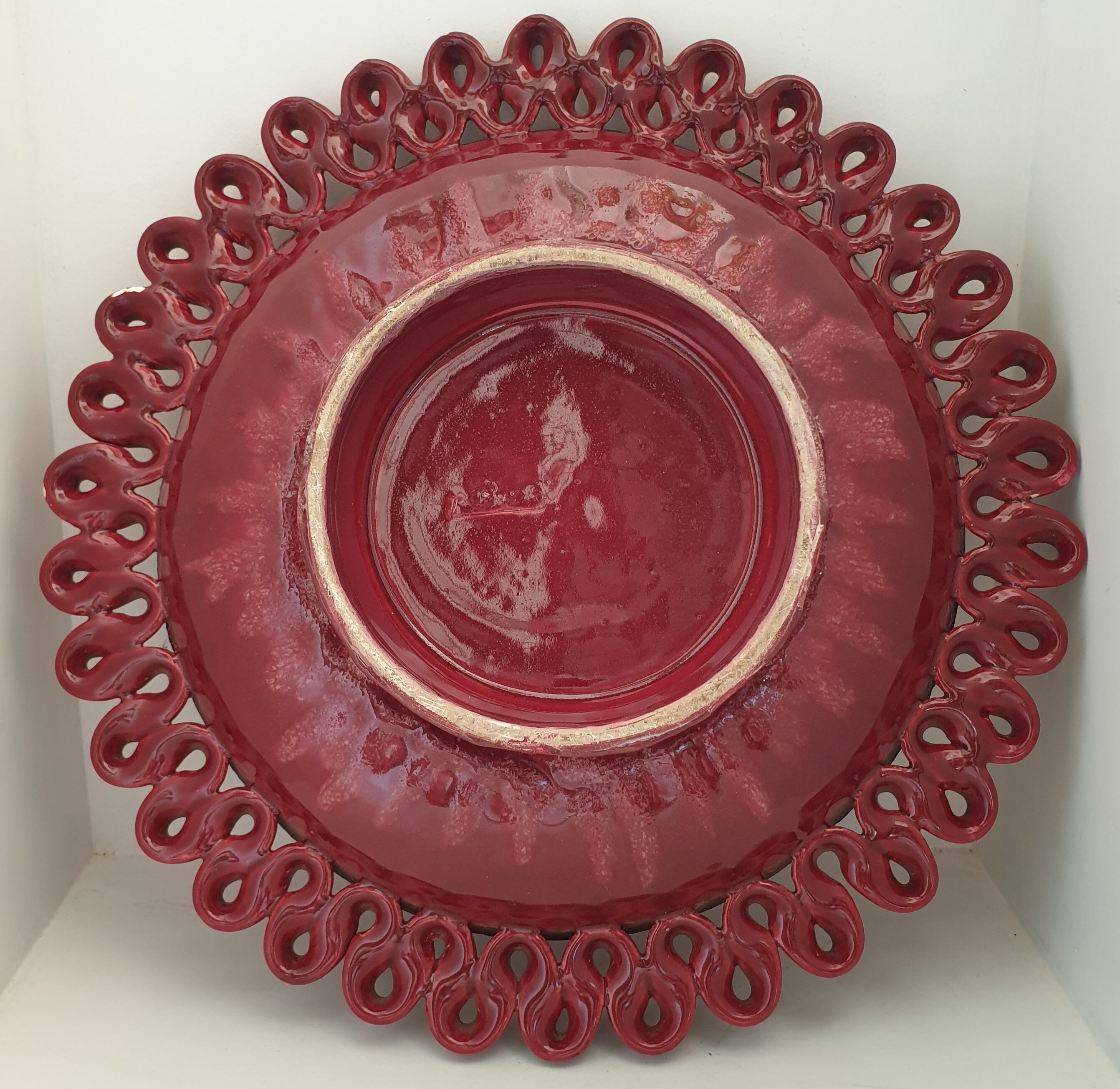 Ceramic dish Vallauris 1930s